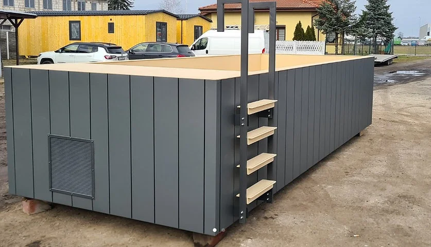 Recipiente para piscina em polipropileno, 6,5 x 2,6 m