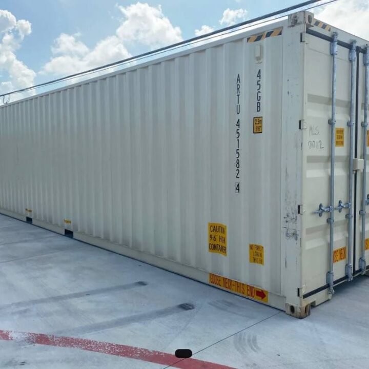 Contentor marítimo de 40 pés HC com porta dupla