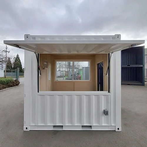 Novo contentor branco de 3 metros para café/bar